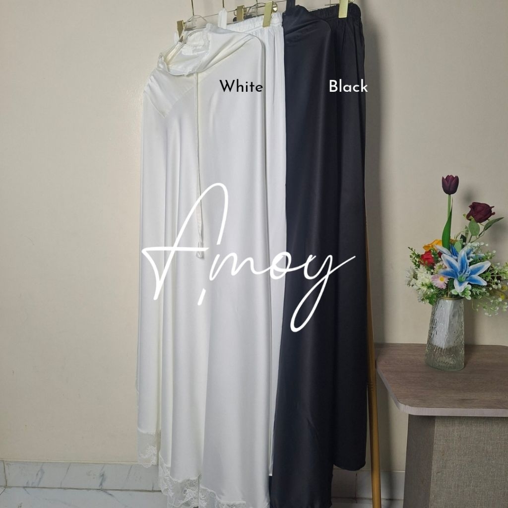 Haniyah Mukena Dewasa 2in1 / Mukena Silk / Mukena Renda / Mukena Polos