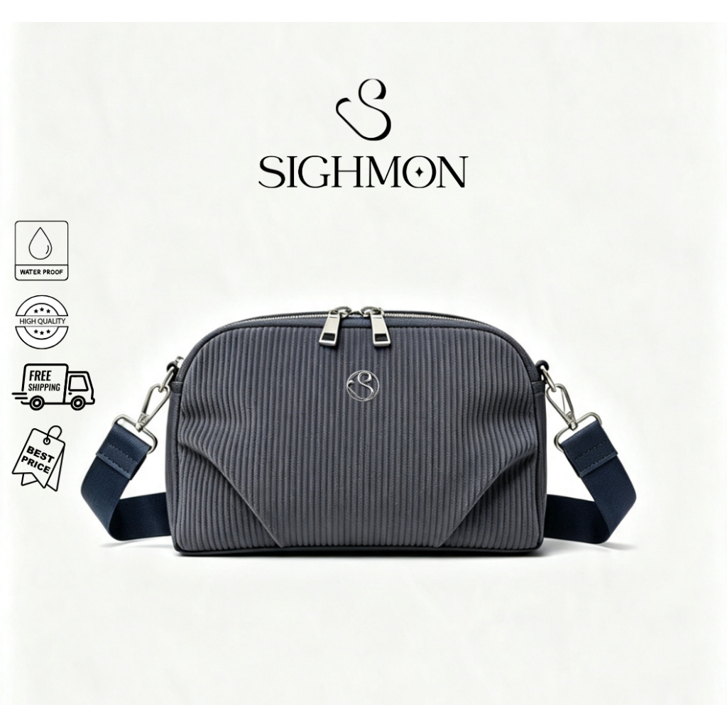 [ELOISE] SIGHMON - Tas Selempang Dompet FREE GANTUNGAN Crossbody Bag