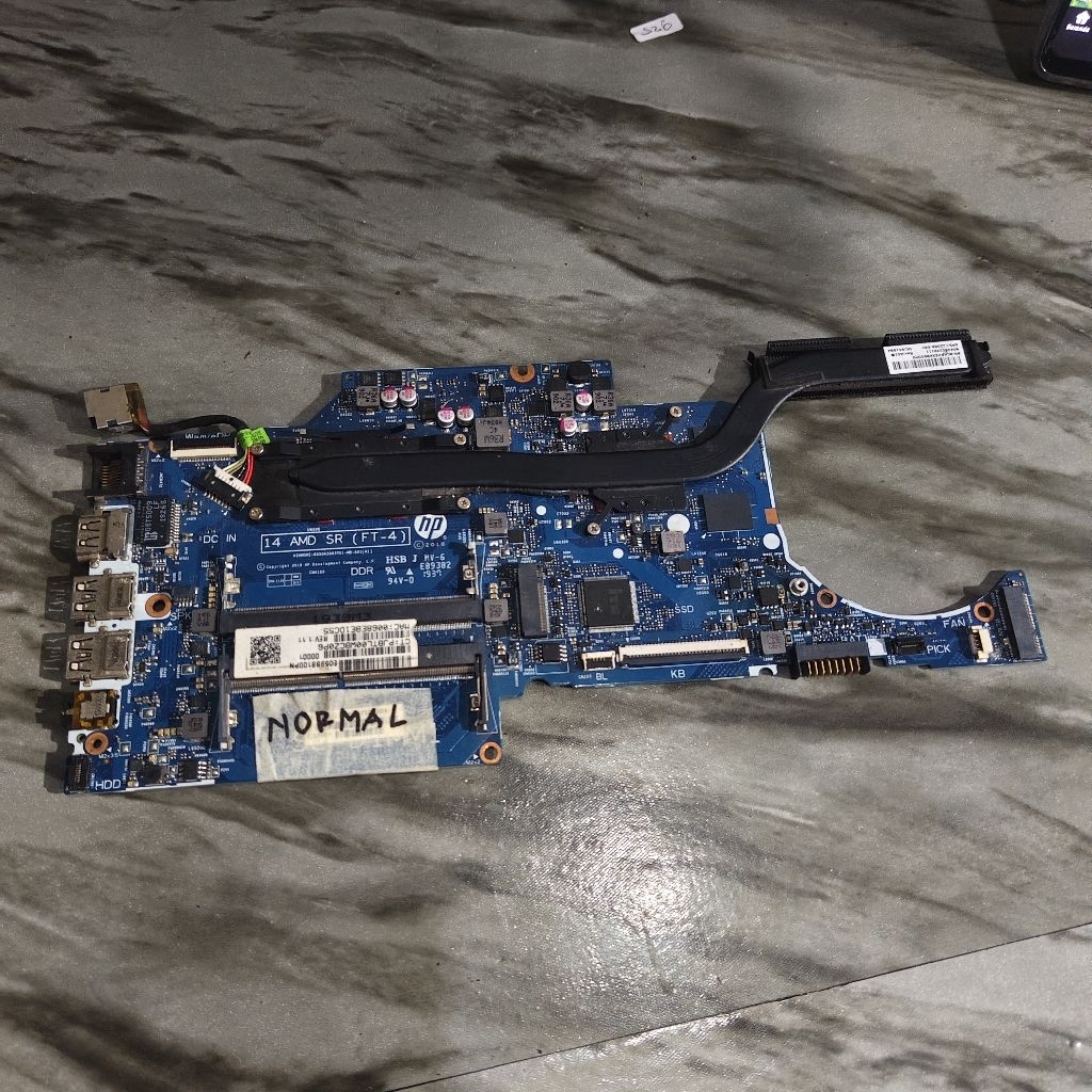 Motherboard Mainboard Mobo Normal Second Laptop Hp 14s AMD A9 Radeon 5