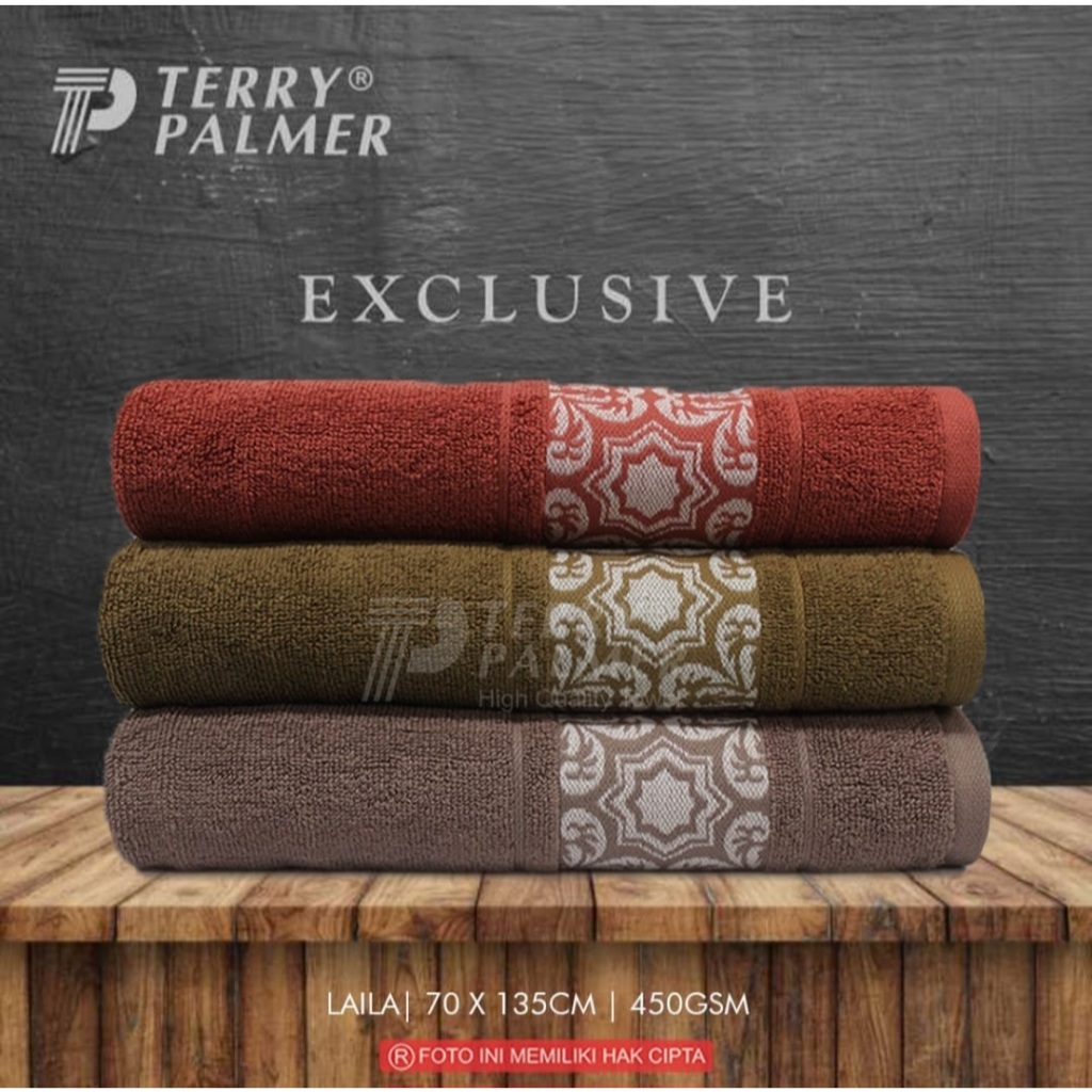 Handuk Mandi Dewasa Terry Palmer Murah / Towel Exclusive Motif LAILA 70x135cm