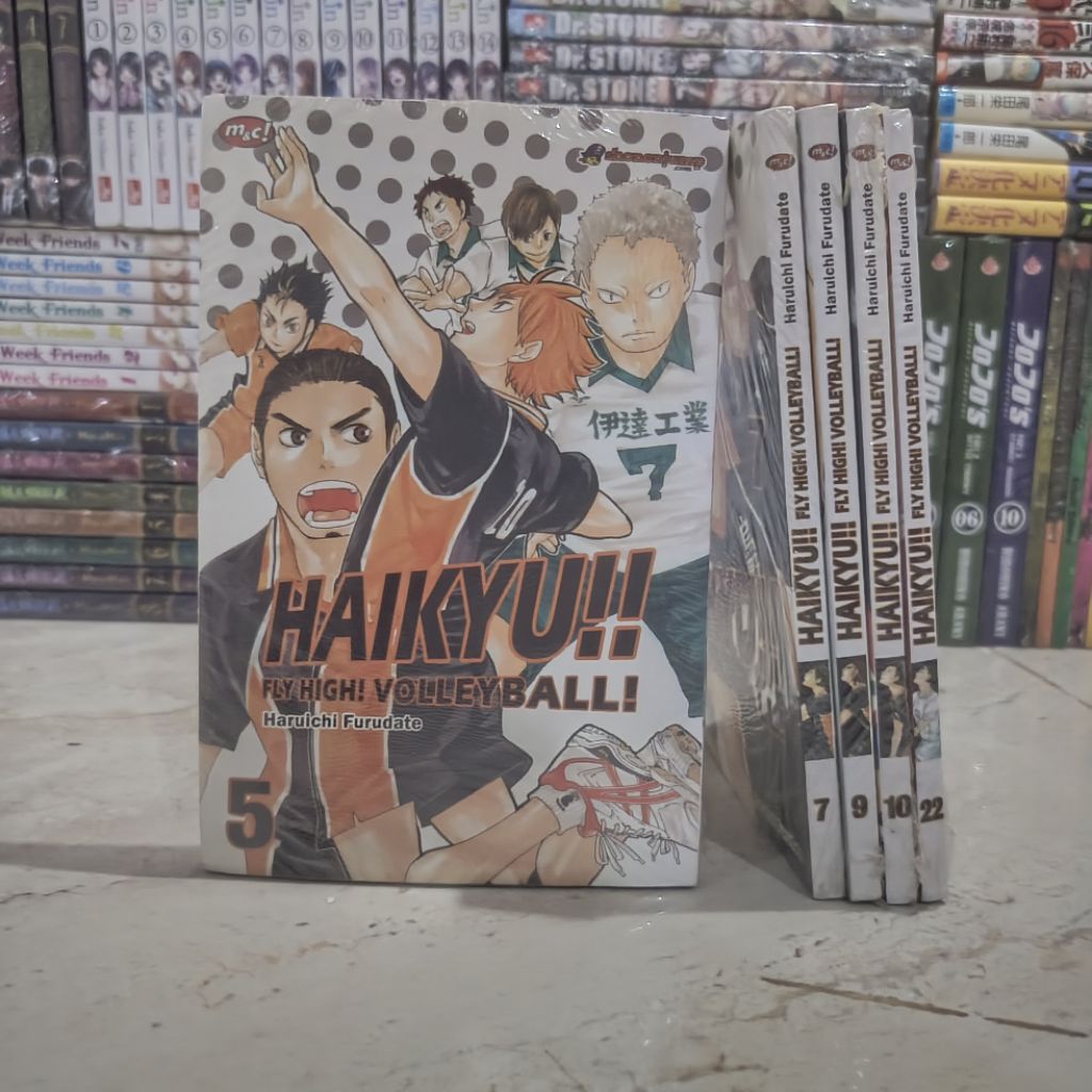 Cabutan Komik HAIKYUU koleksi pribadi segel (Vol.5.7.9.10.22)