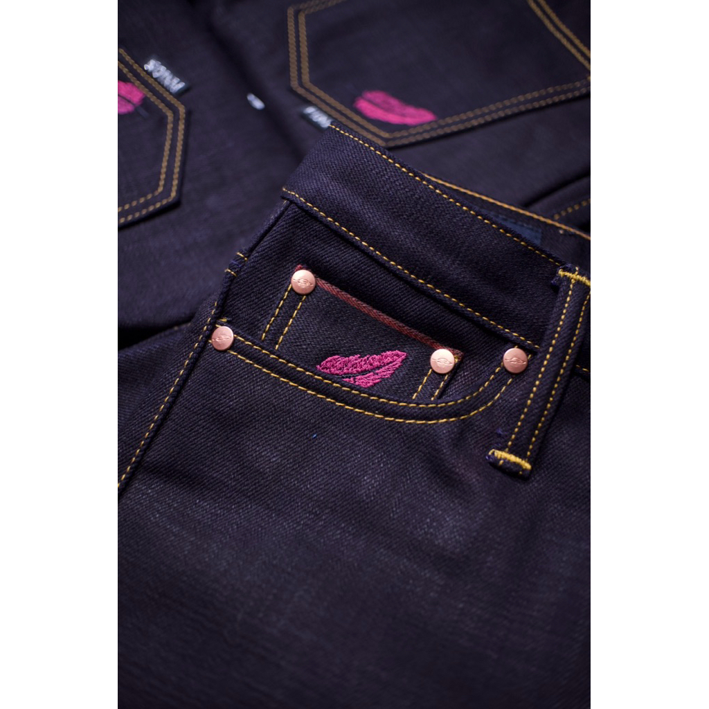 PINION DENIM - INDIGO X INDIGO 21oz PURPLE