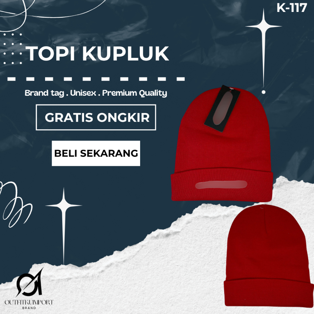 K-117 Topi Kupluk BAL3N Red