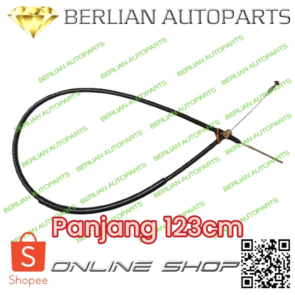 kabel kopling Fiat 124, Fiat 125 - 4175027/4154805 FIAT ITALY