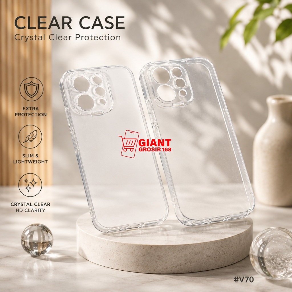 Case Vivo V70 Vivo V70 Fe Clear HD Case Bening Vivo V70 Vivo V70 Fe CH-01