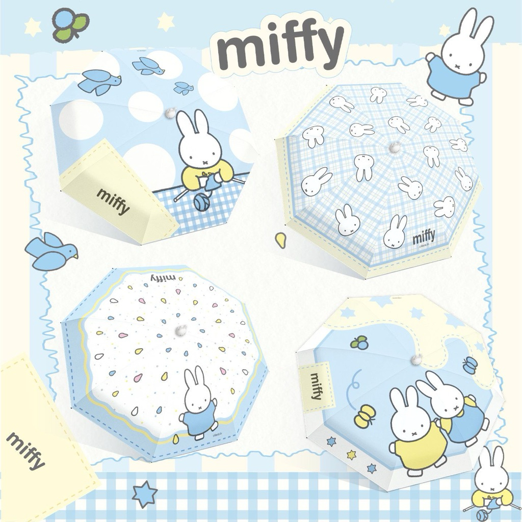 [PREORDER] Payung Miffy Original Anti UV | Payung Lipat Miffy Payung Waterproof Payung Matahari Payu