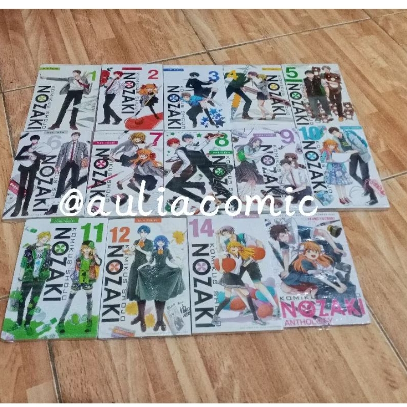 Komik Komikus Shojo Nozaki vol 1-14 + Anthology (Minus vol 13)