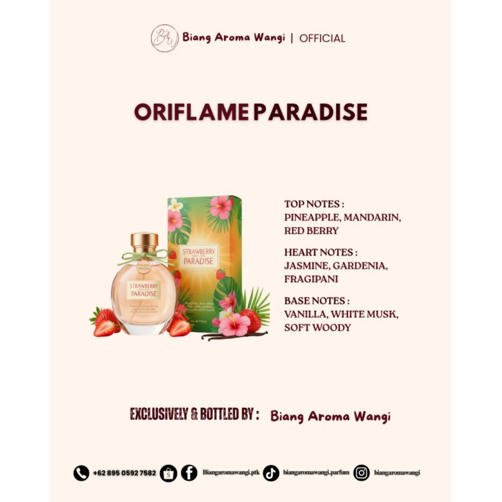 ORIFLAME PARADISE | Parfum Refill Unisex Murah