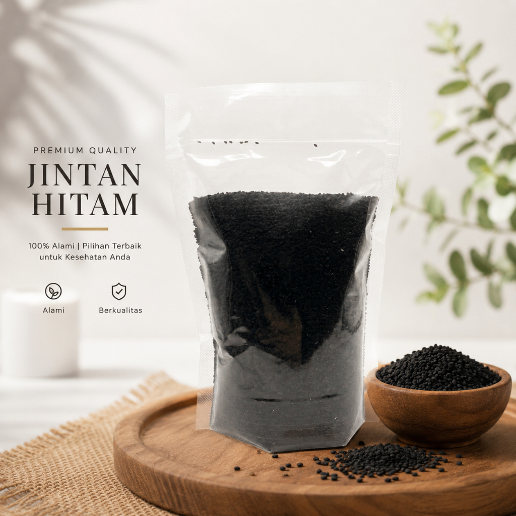 Jintan Hitam Asli Habbatussauda 500 Gr