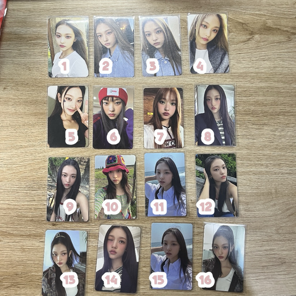 PHOTOCARD OFFICIAL NEWJEANS HAERIN