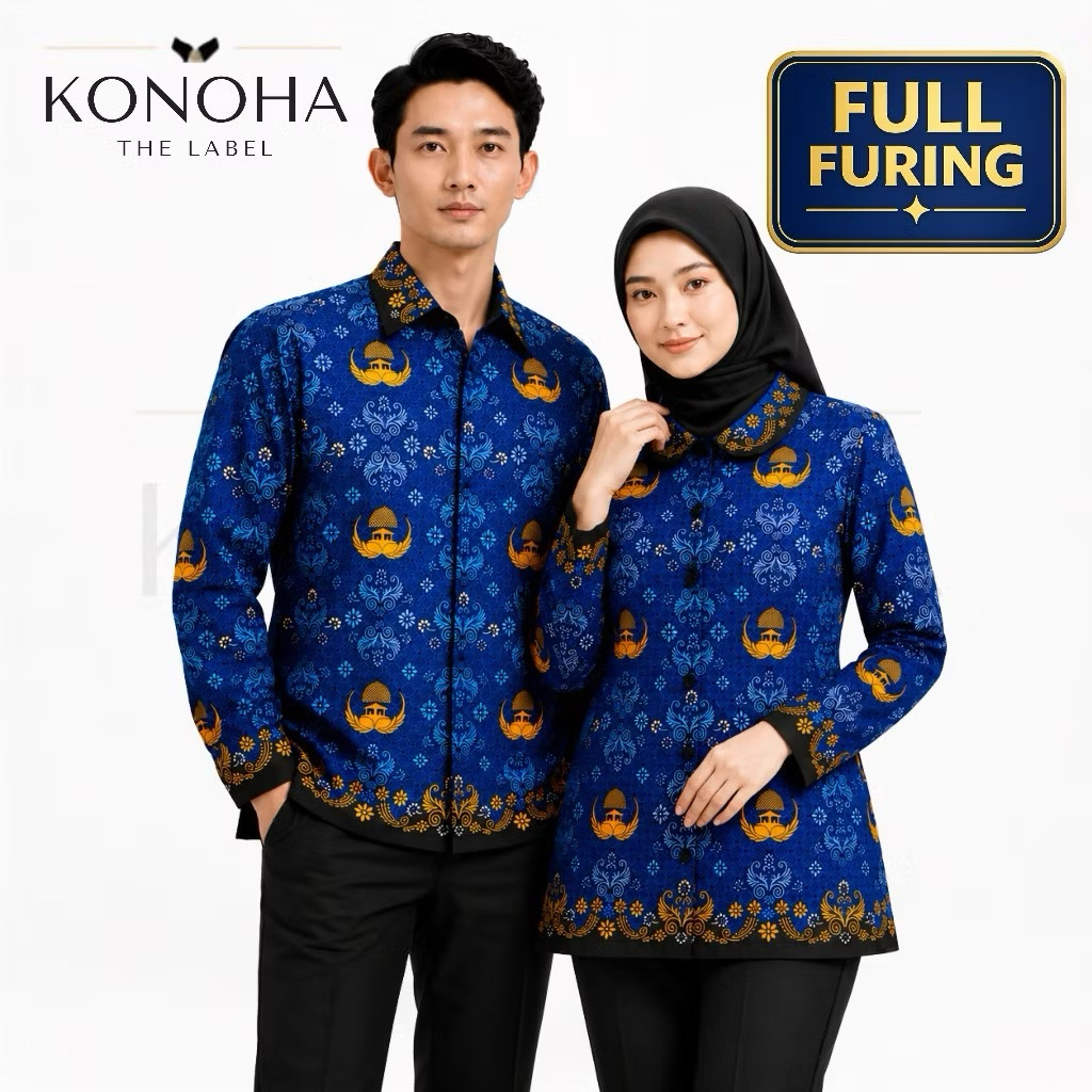 baju korpri terbaru no furing pria wanita korpri terbaru batik korpri no furing