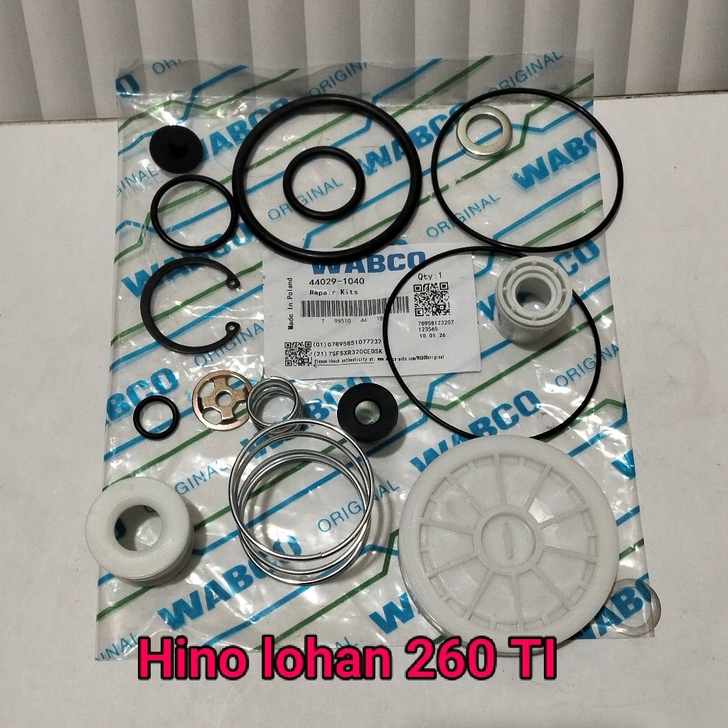 REPAIR KIT SET SERVO KURA KURA AIR MASTER HINO LOHAN FM260TI ASLI WABCO 44029-1040