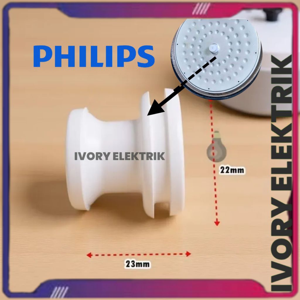 SEAL KARET KECIL PUTIH UNTUK TUTUP MAGIC COM PHILIPS DLL