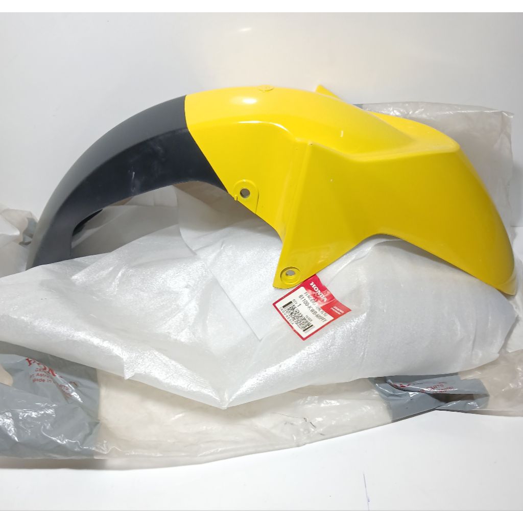 61100 KWB 920PFY SPAKBOR DEPAN BLADE KARBU 110 KUNING ORIGINAL AHM