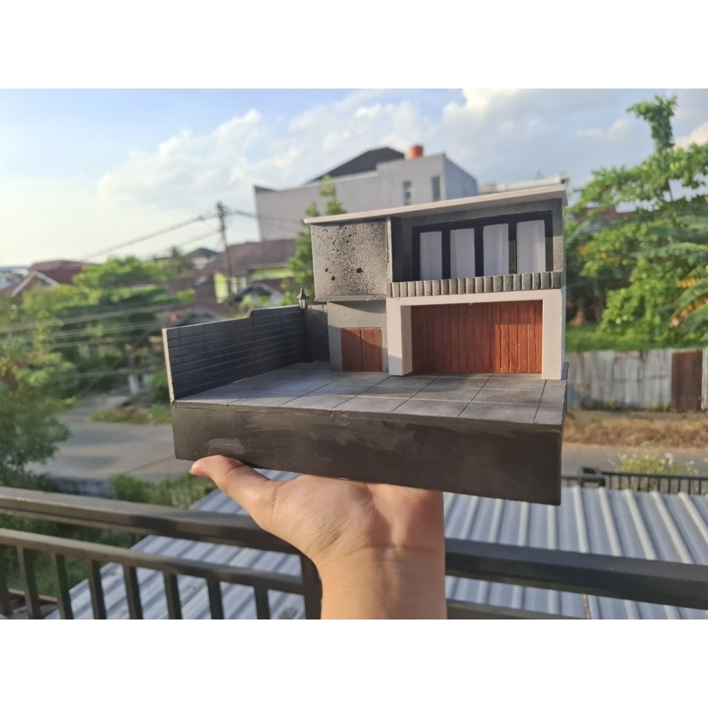 diorama rumah eropa