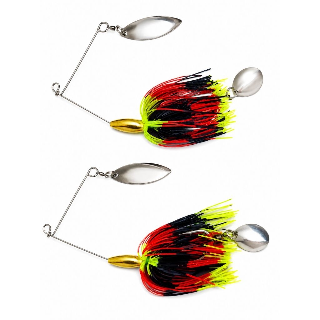 SPINNER BAIT DOUBLE BLADE UMPAN DASAR IKAN GABUS/TOMAN BERAT 12 GRAM