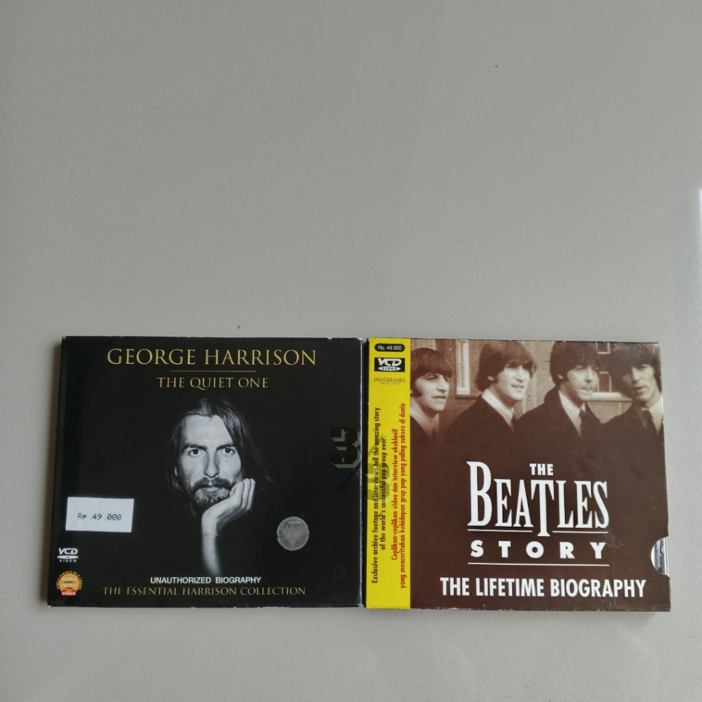 VCD Original The Beatles Story & George Harrison The Quiet One
