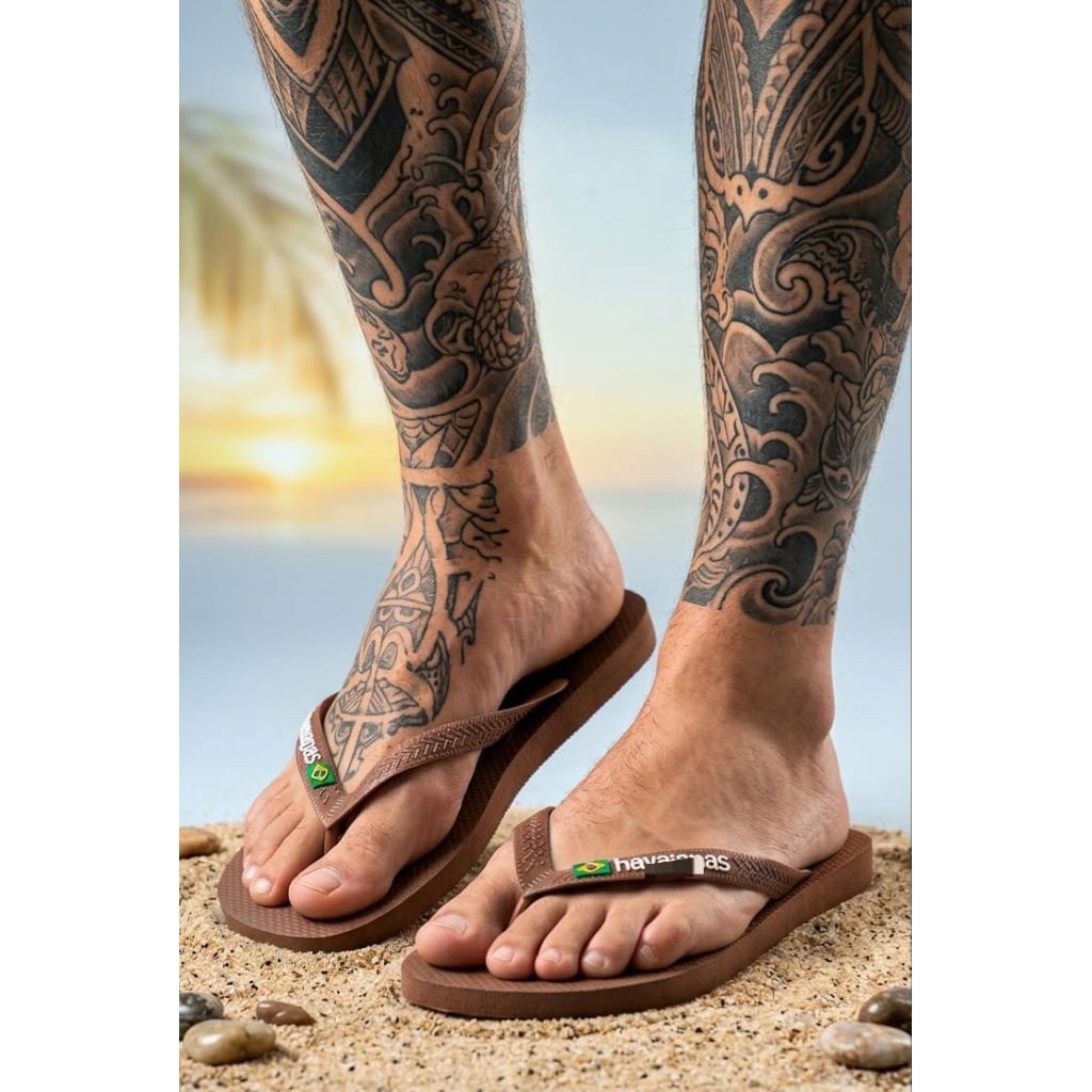 Sandal jepit merek havaianas cowok