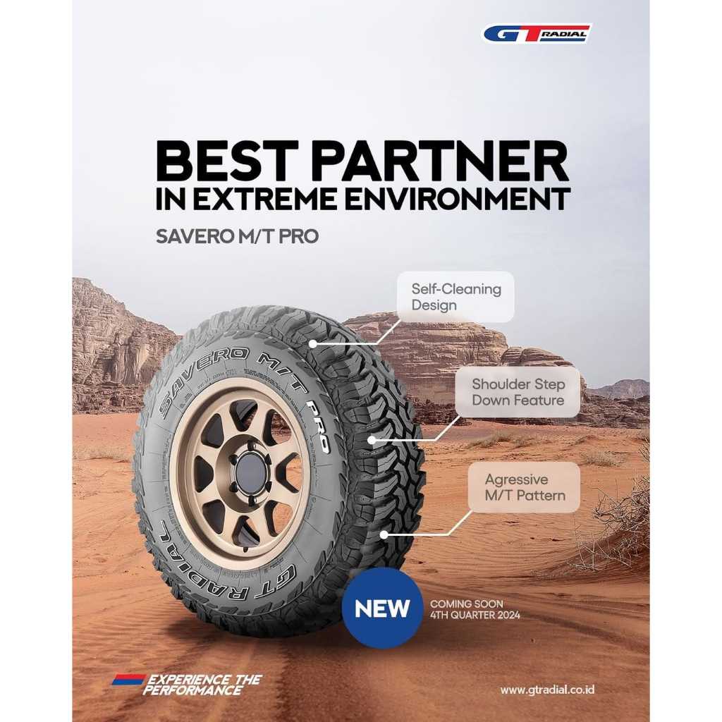 Ban Mobil GT Savero MT PRO 235/75 R15 Savero M/T PRO 235 75 15