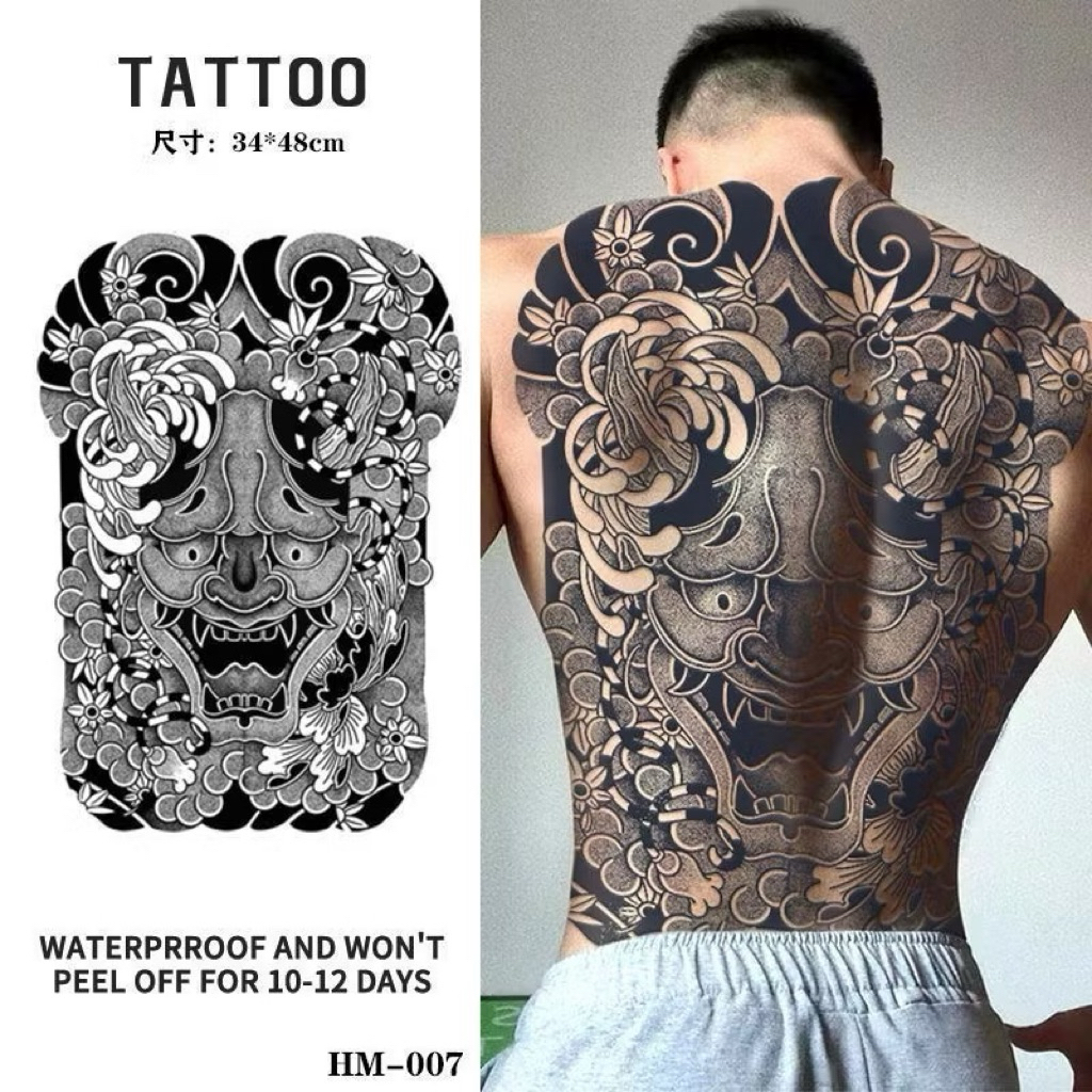 TATTO TEMPORER FULL PUNGGUNG FRUIT INK / MUNCUL WARNA 24jam
