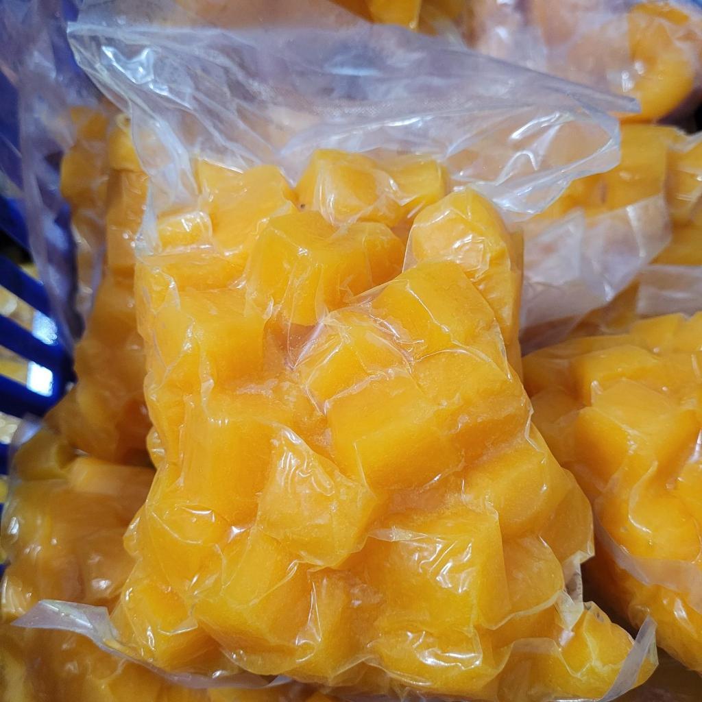 GROSIR TERMURAH 500gr Buah Peach Manis Frozen Puree Yellow Persik Pure