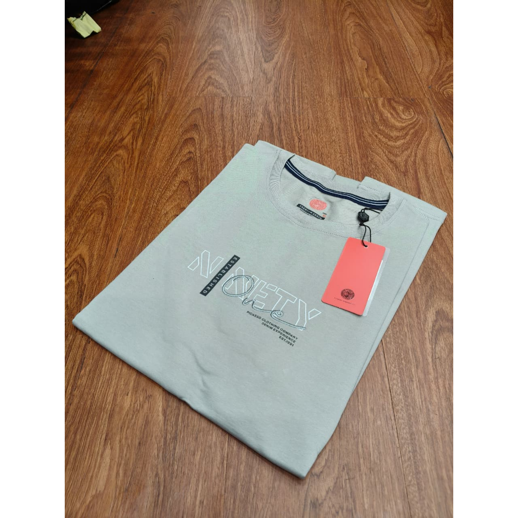 Baju Kaos Pria Picasso Spandek Tebal Original