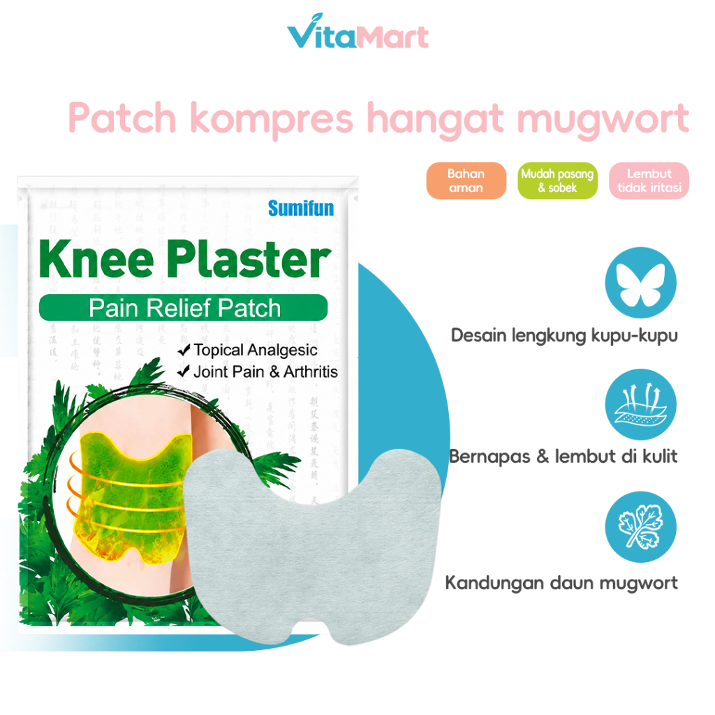 KANTONG Koyo Lutut Herbal Original / Koyo Lutut Nyeri Sendi / Knee Patch Koyo Lutut / Sumifun Knee P