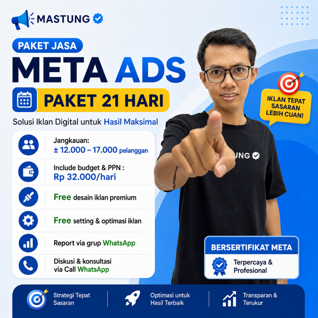 Jasa Meta Ads 21 Hari | Facebook & Instagram Ads