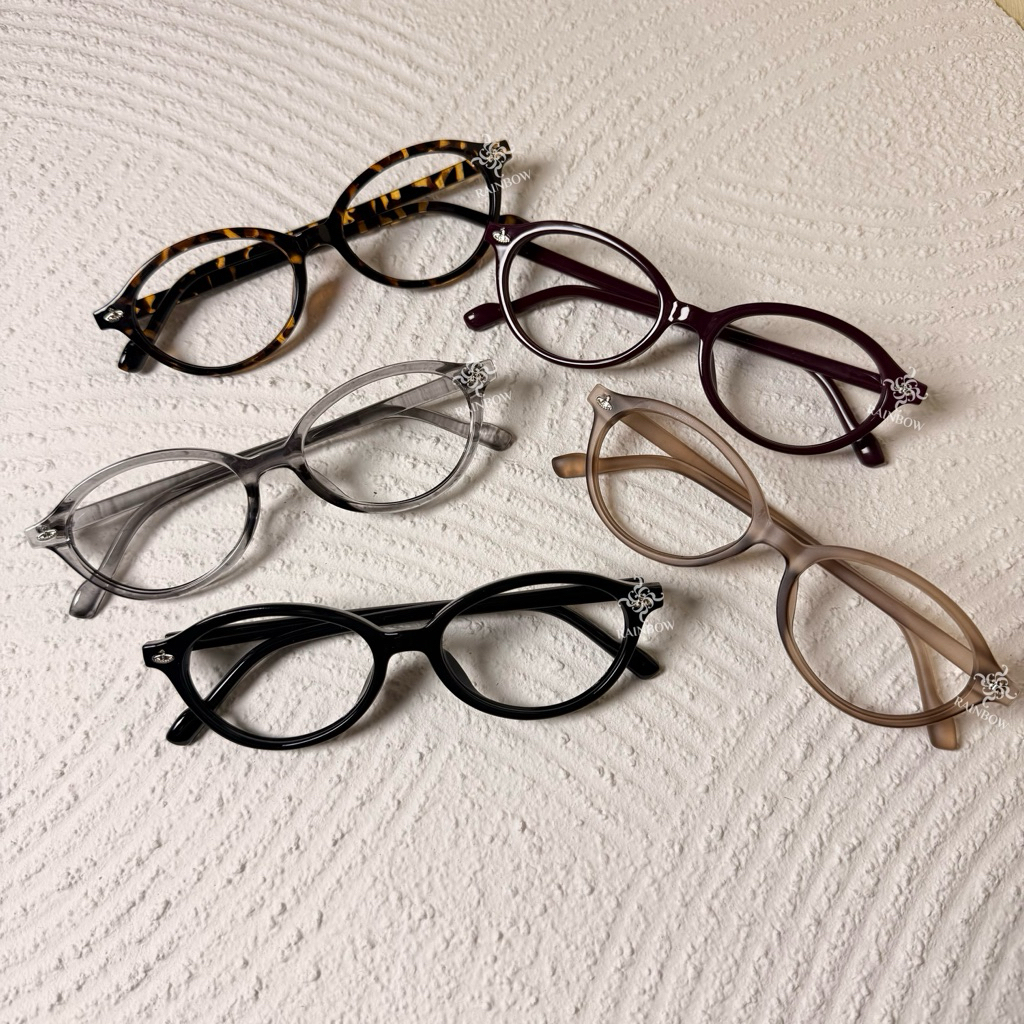 Rainbow eyewear - frame kacamata oval kode ( AIRY )