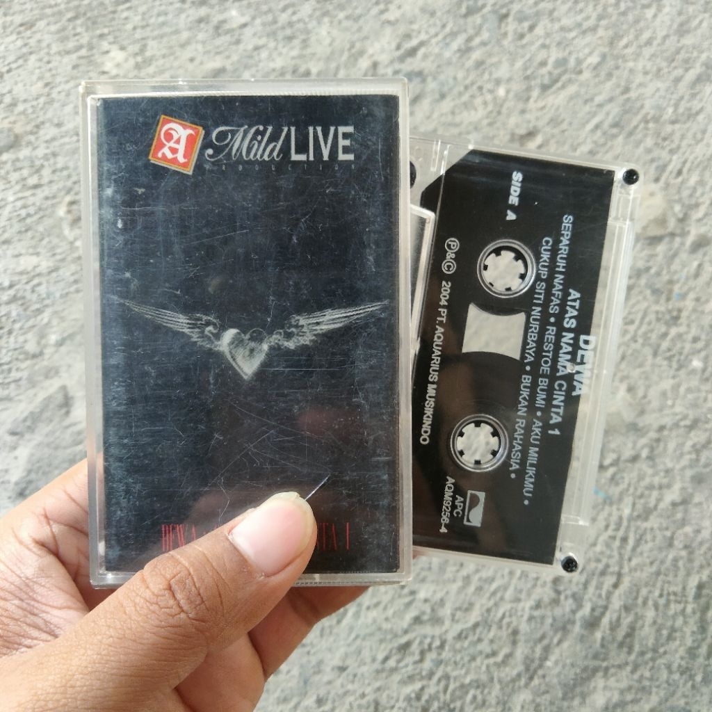 Kaset Pita Dewa - Atas Nama Cinta 1 (Maxell)