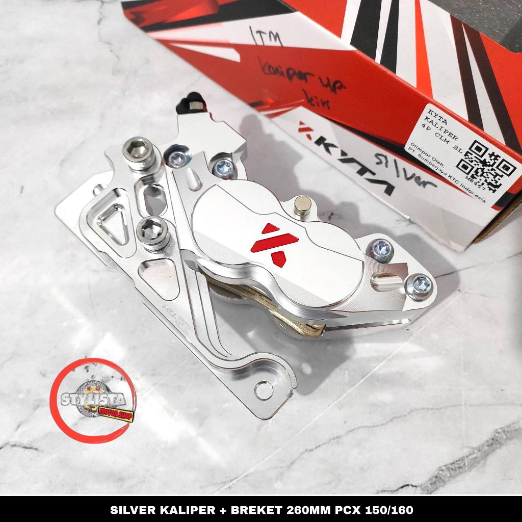 KALIPER KTC CLM KYTACO 4P + BREKET 260MM PCX 150 160 / ADV 150 160 / STYLO 160 ABS / FOR DISK BRAKE 