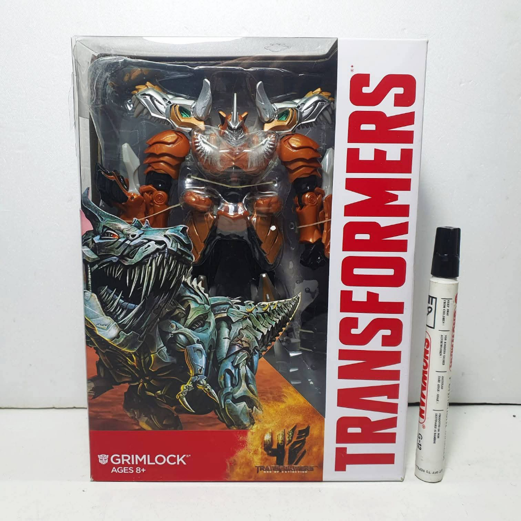 mainan action figure  grimlock  transformers hasbro  dinobots  bisa transform artikulasi  HVDetpHKS 