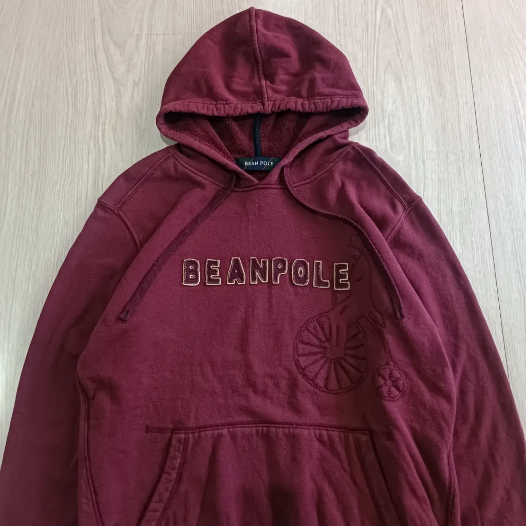 BEAN POLE  MAROON HOODIE ORIGINAL