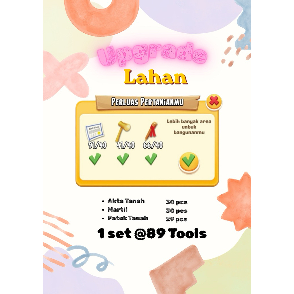 Paket perluasan lahan hay   day