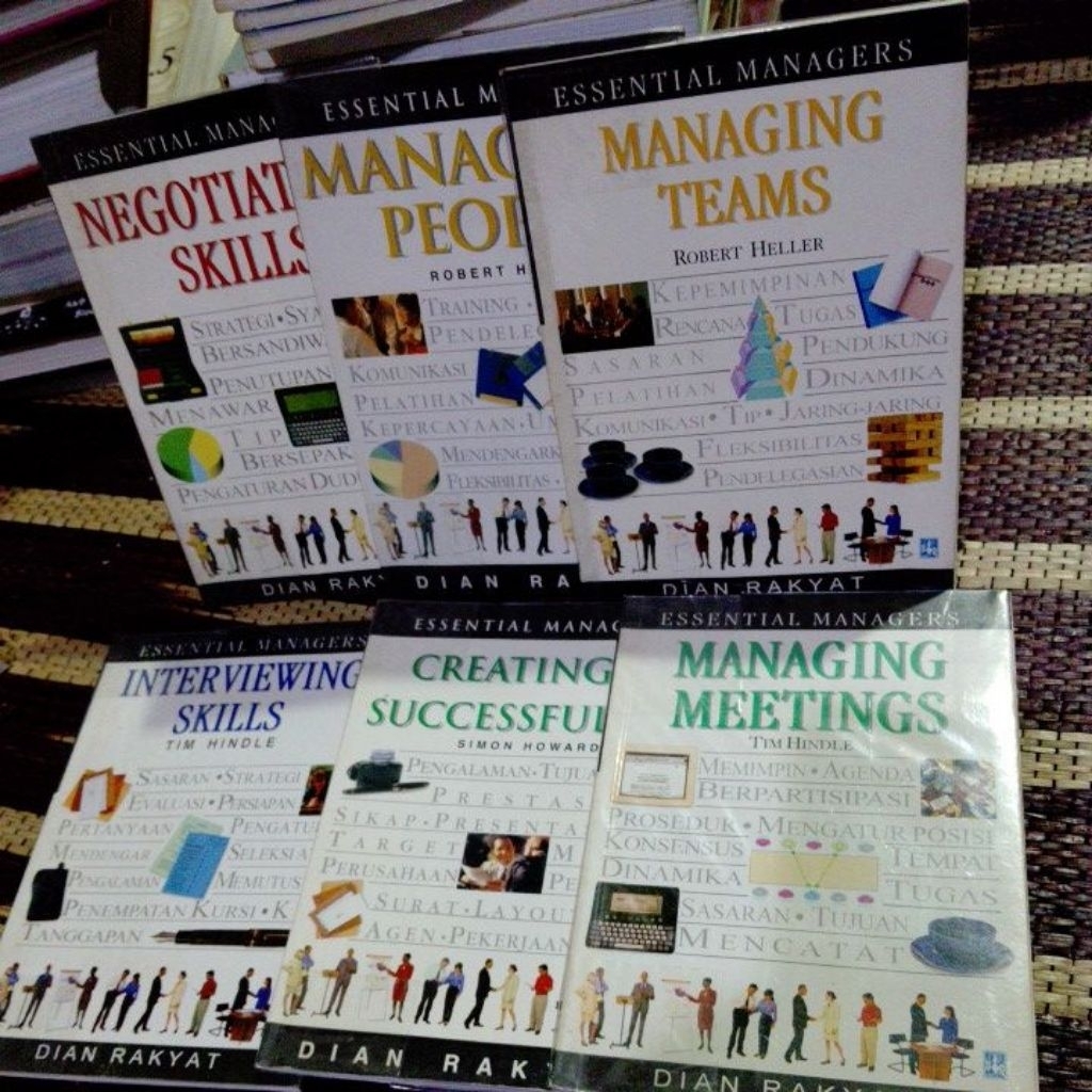 6 paket buku essential managers .. original.
