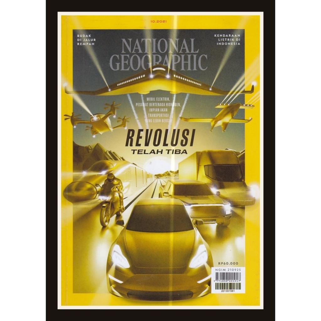 Preloved Majalah National Geographic - Oktober 2021 - Revolusi Telah Tiba