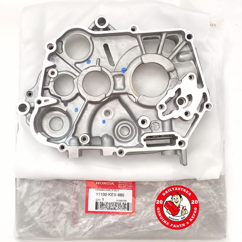 CRANKCASE KRENGKES MESIN KANAN HONDA ASTREA GRAND LEGENDA SUPRA X FIT NEW 100 ORIGINAL 11100-KEV-880
