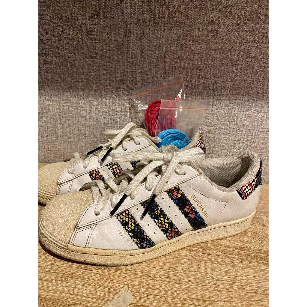 Preloved Adidas Superstar Ori Size 39.5 Insole 24.5cm Bonus Tali Sepatu Dari Adidas