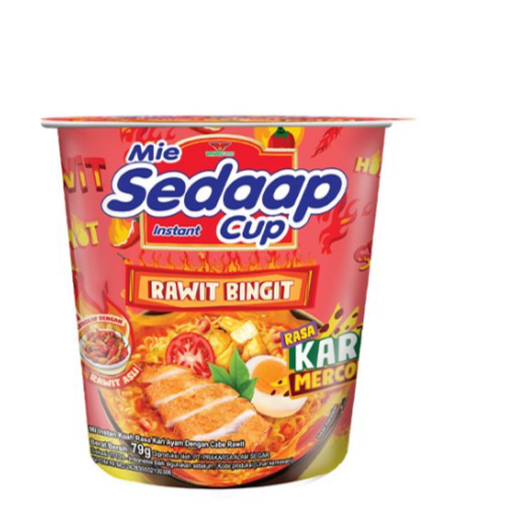 Pop Mie Sedap Kari Mercon/cup