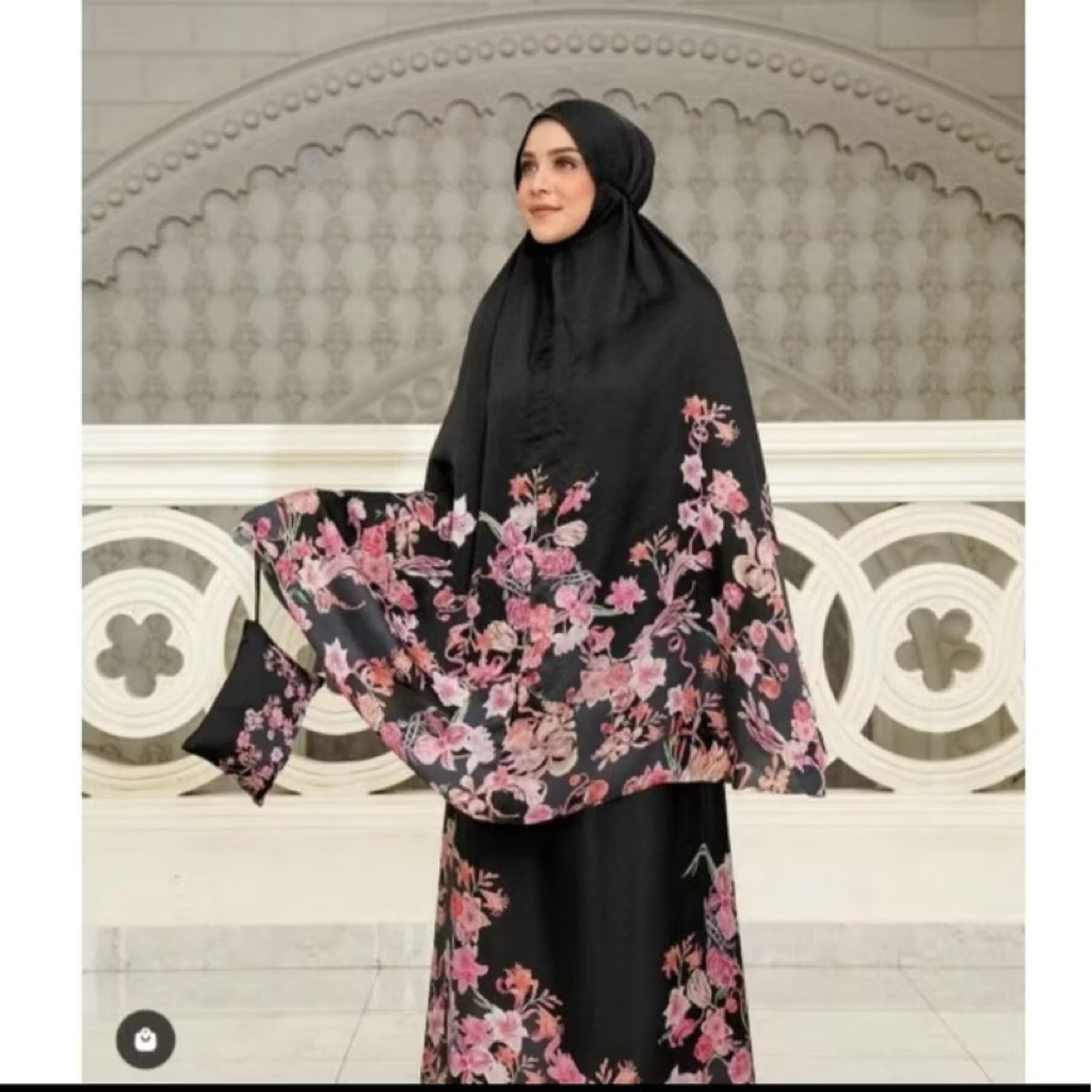 Black prayer robe farra series buttonscarves PL