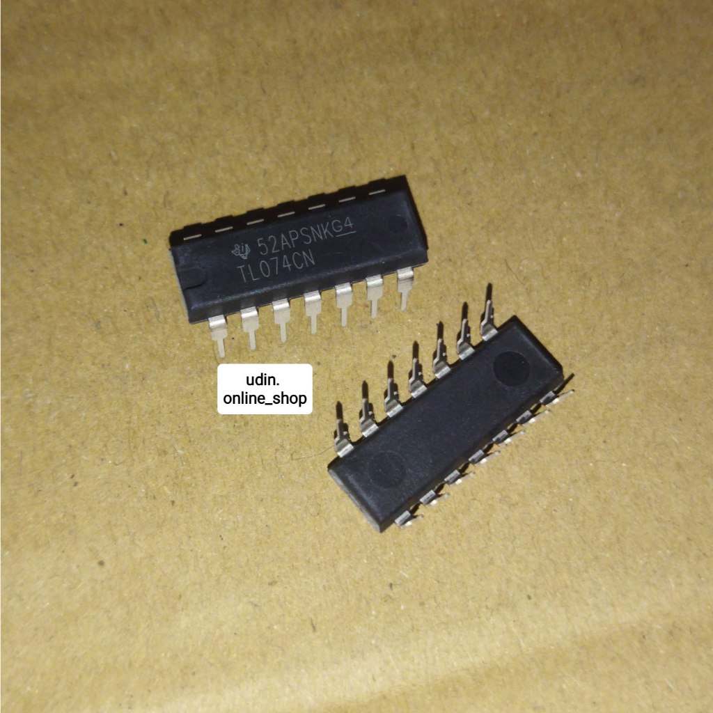 TL074CN TEXAS ASLI TL074 ORIGINAL ORI TL 074 TL 074CN
