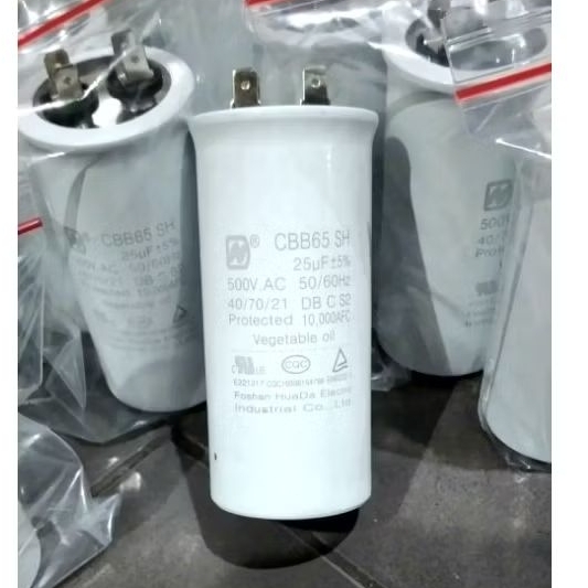 Kapasitor 25uf 500v,Ac asli Original