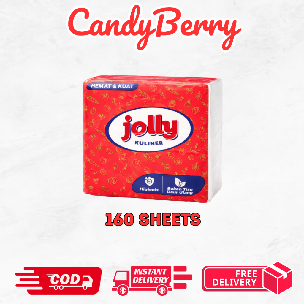Jolly Tissue Pop Up 160 sheets CandyBerry