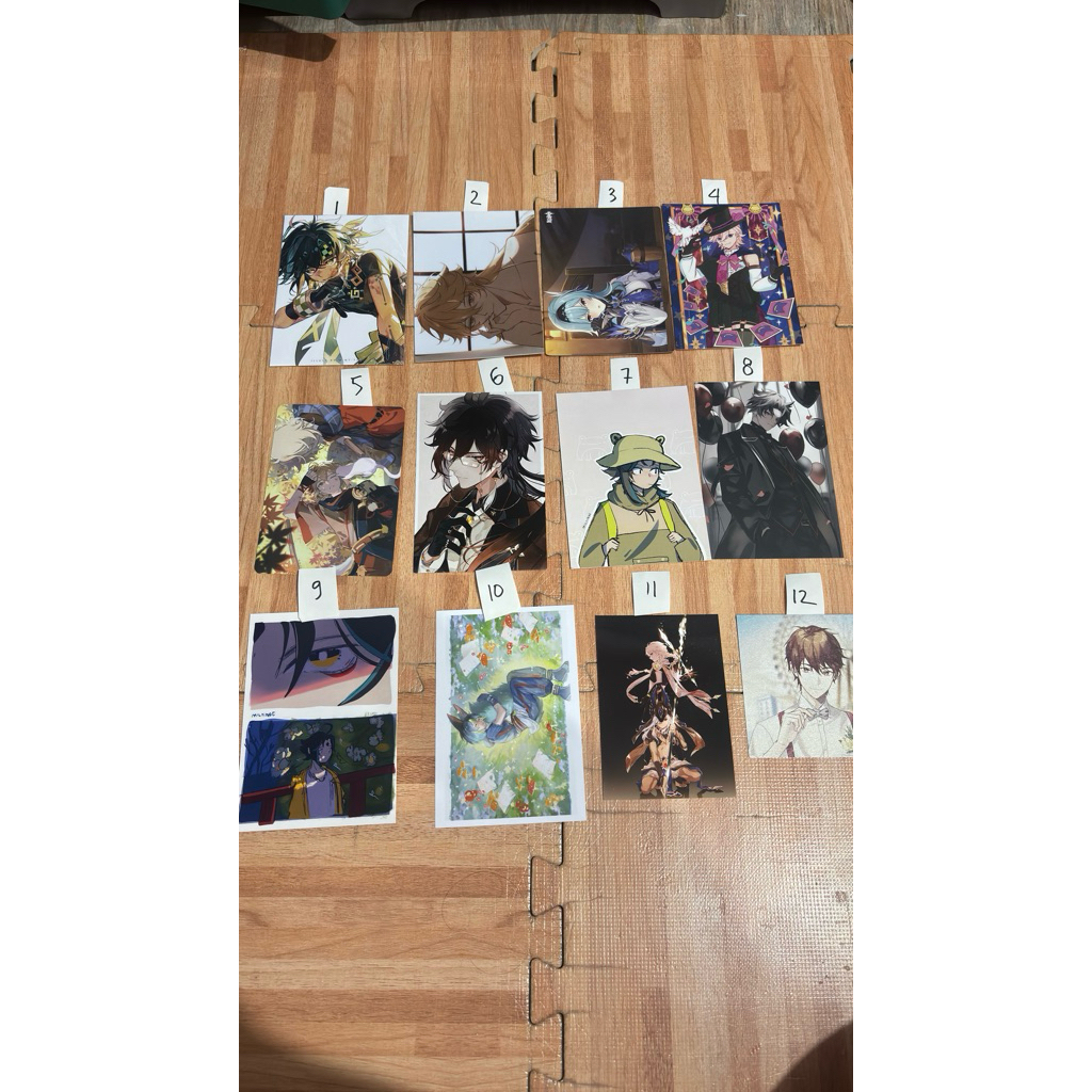 postcard photocard genshin hsr hoyo