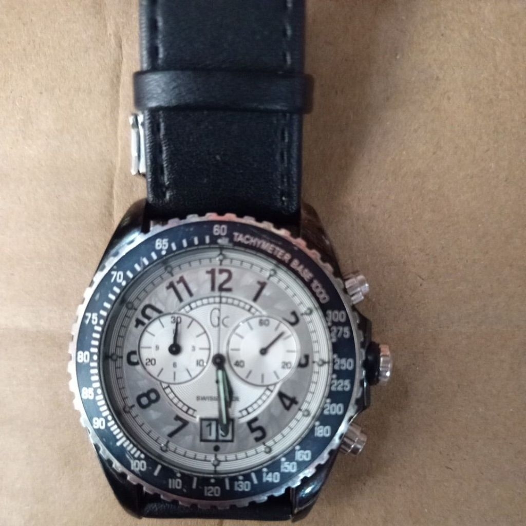 jam tangan GC quart chrono original bekas