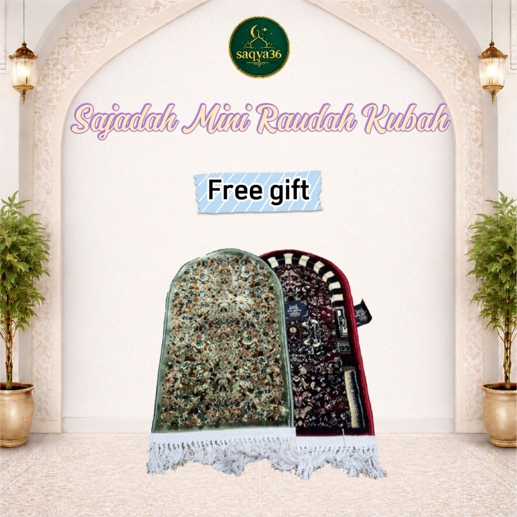 Sajadah Mini Raudhah Kerucut