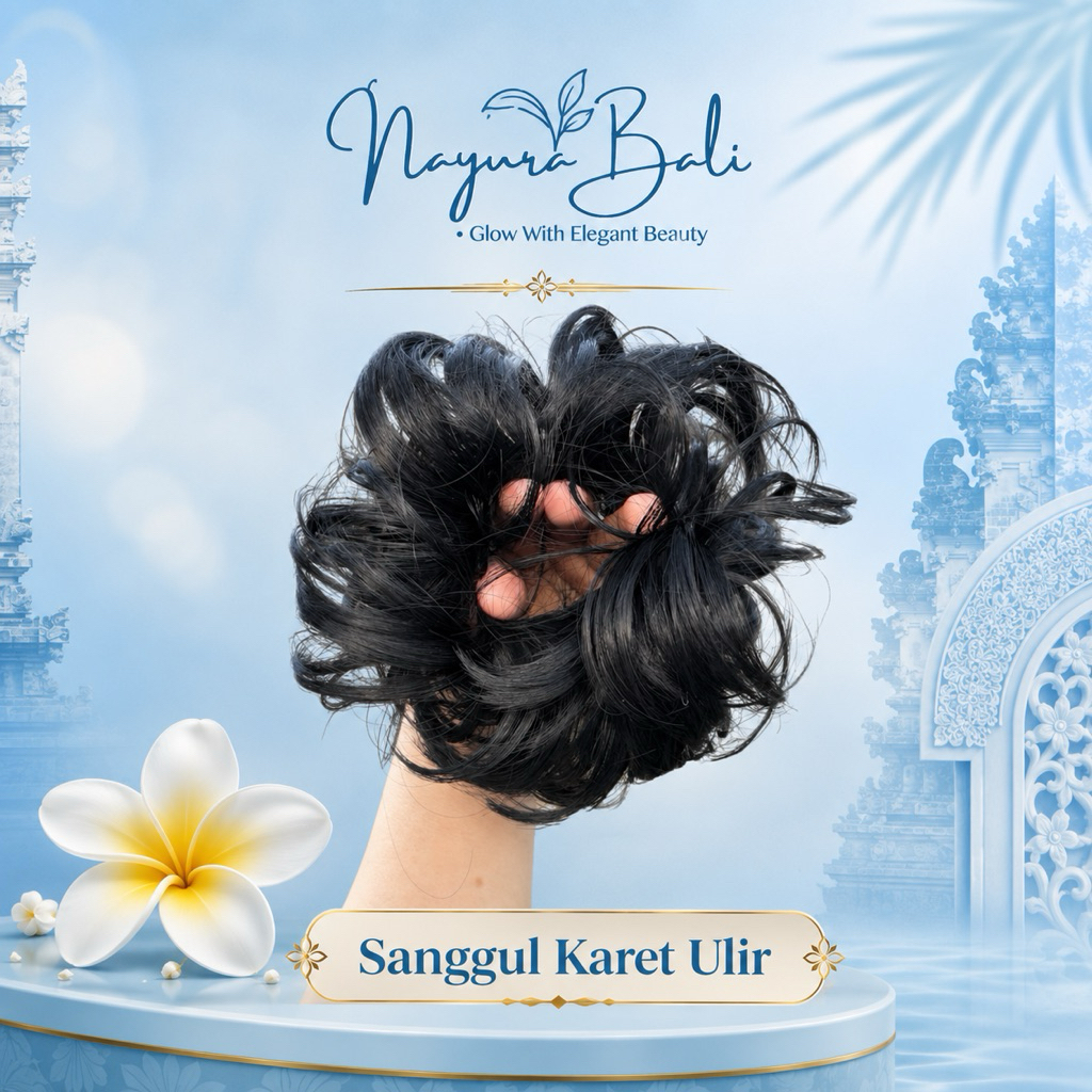 NAYURA BALI / Karet Ulir / Karet Rambut / Ikatan Rambut / Sanggul Modern / Sanggul Bali