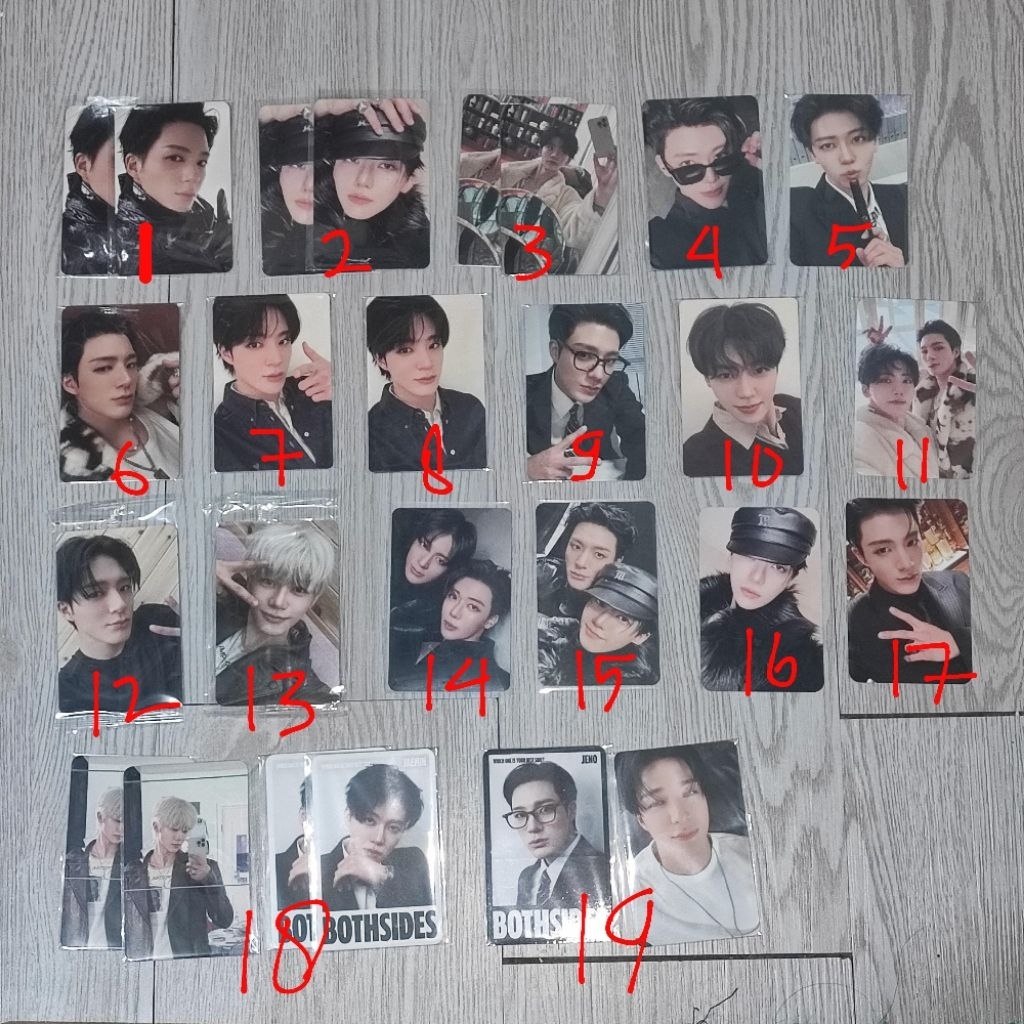 PC Photocard Album BOTHSIDES NCT JNJM Poster Photobook unit JENO JAEMIN
