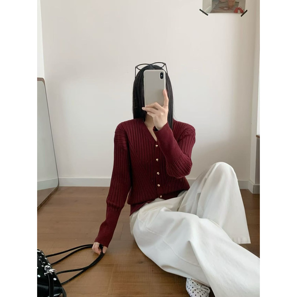 CALAYA | MORI KNIT CARDIGAN LONGSLEEVE | OUTER RAJUT - 3802
