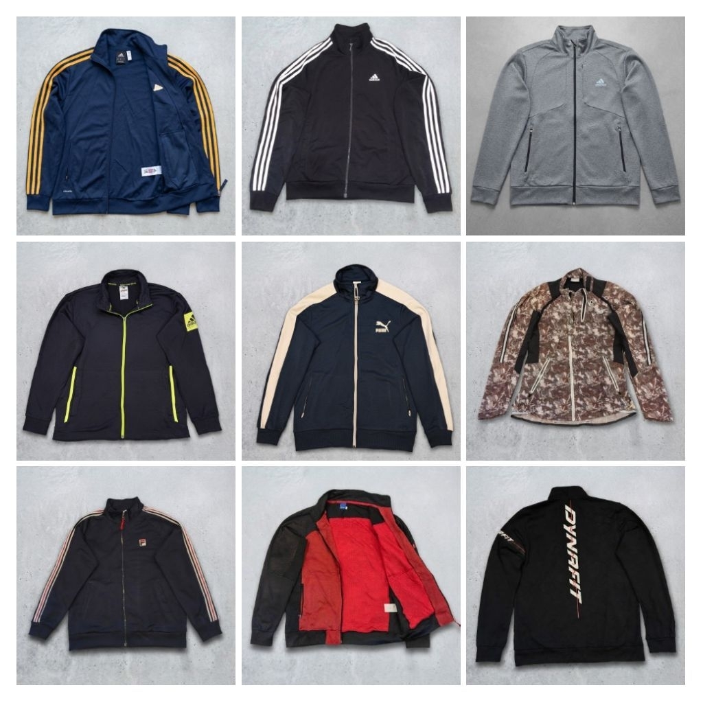 Track Jacket Original Vintage Running Sport Track Top Jacket Original (adidas, Nike, puma, fila, new